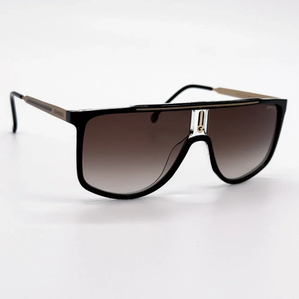 NEW CARRERA 1056/S 2M2 SUNGLASSES MEN GOLD BLACK SQUARE EYEWEAR CARRERA